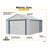 Murryhill 12 ft. W x 17 ft. D Metal Storage Shed
