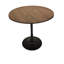 Table de salle à manger de style Mid-Century moderne de 31,5 po pour 2 à 4 personnes avec plateau en MDF et base à piédestal, pour la cuisine, le coin-repas, le bureau et le salon-1130444144-1127478829-1201321168