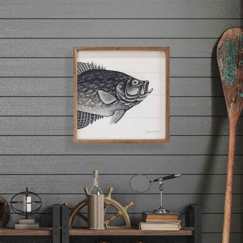 Crappie par Robin Sue Studio, H 4 po x l 4 po