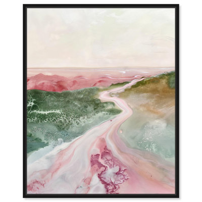 «Noir Pulse I», toile abstraite surréalisme par Art Remedy
