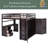 Granvel Kids Full Loft Bed with Drawers-9113947