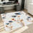 Artistic Floral Area Rug, Soft Plush Stain Resistant Non-Slip Machine Washable Shag, Indoor Floor Mat for Living Room, Bedroom, Entryway, Home Office and Dining Spaces, decor-129764618