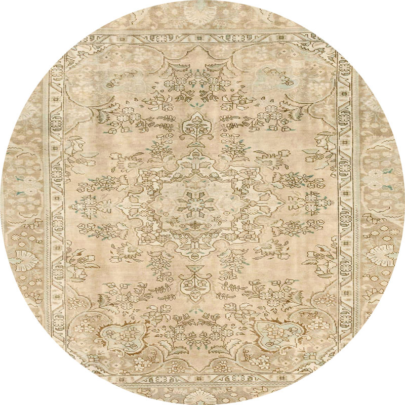 Tapis abstrait moderne 2113, Rond 3 pi