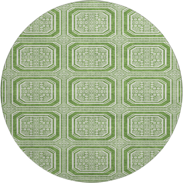 Premium Machine Washable Elize AMF1451 Geometric Rug