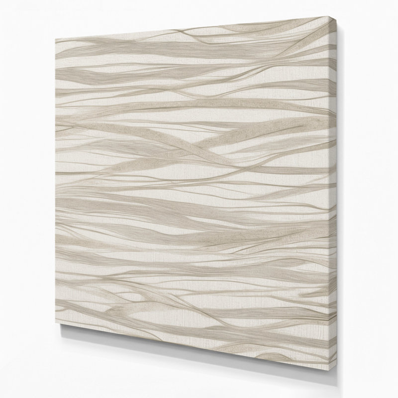 Minimalisme 19, art mural sur toile grise, H 16 po x l 16 po