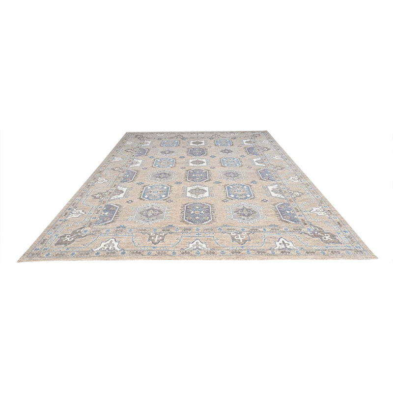 Transitional One-of-a-Kind Rectangle 8'10" X 11'9" Hand Knotted Area Rug