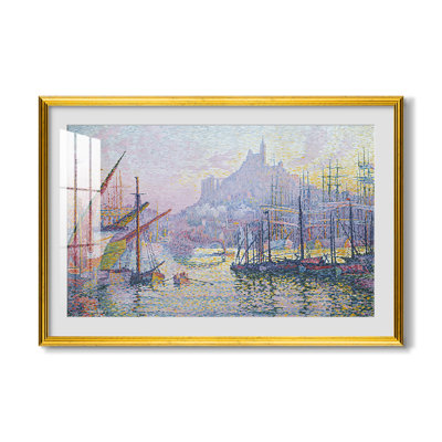 Le port de Marseille, 1905 - Paul Signac - Toile encadrée sur mesure