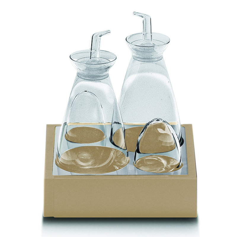 Tre Cruet Set, Oak