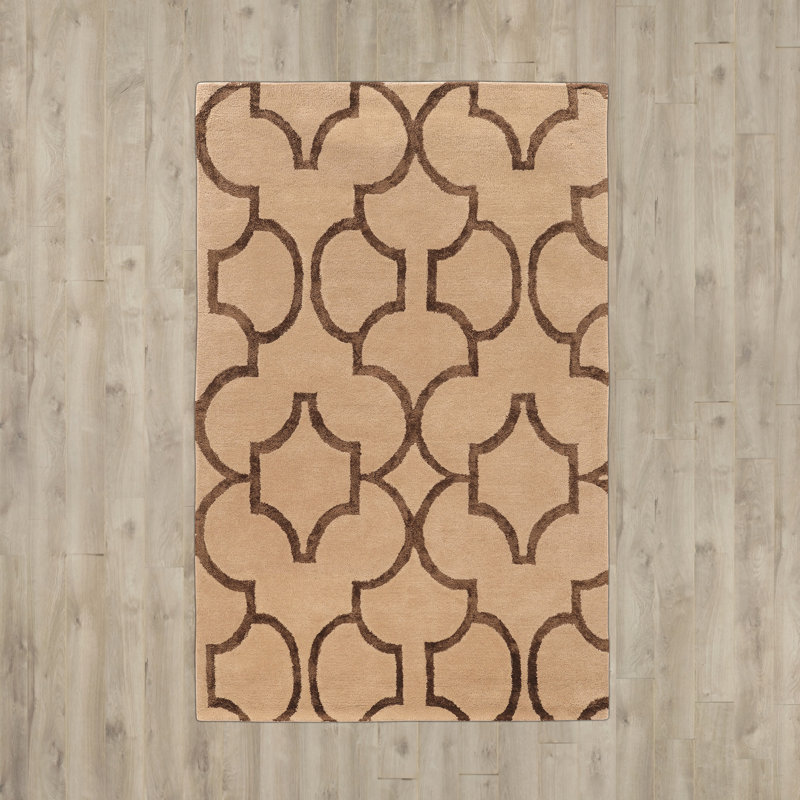 Andric Wool Indoor Rug, Rectangle 5' x 8'