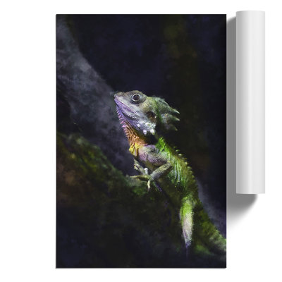 Boyds Forest Dragon Painting - Frameless Print