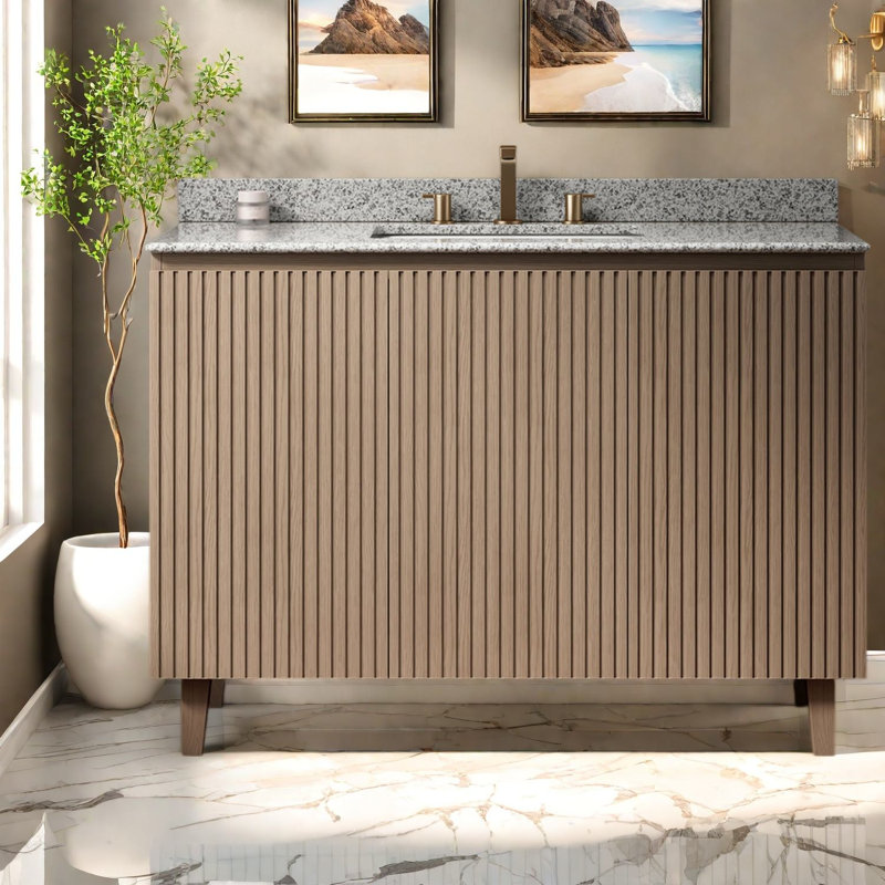 Meuble-lavabo moderne (doit inclure le meuble-lavabo et le lavabo), 30 po, 48.03