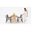 Upholstered Solid Wood Parsons Side Dining Chair-1740240080