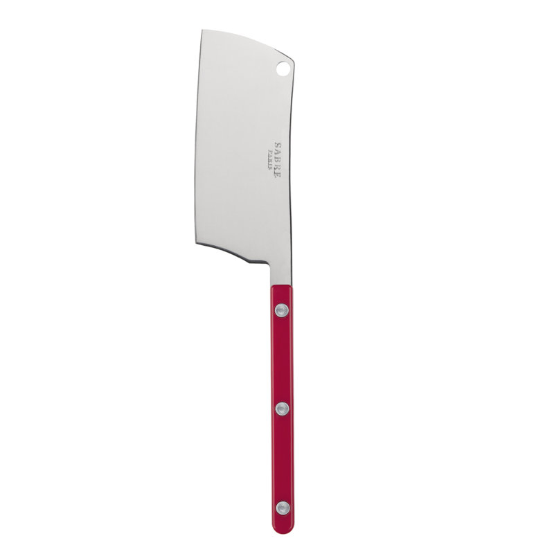 Bistrot Solid Cheese Knife, Red