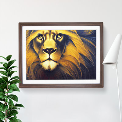Invigorating Lion - Framed Print