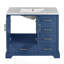 Meuble-lavabo traditionnel 36 "avec lavabo en céramique-2111498474
