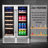 BODEGA 57 Cans (12 oz.) Freestanding Beverage Refrigerator with Wine Storage with Smart APP Control