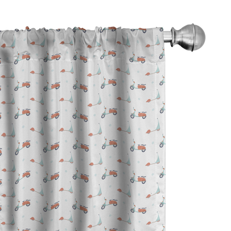 Rideaux 4 panneaux Bungalow Rose, L 56 po x L 84 po