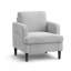 Fauteuil d'appoint rembourré de 74 cm de large avec poche de rangement latérale-709913166