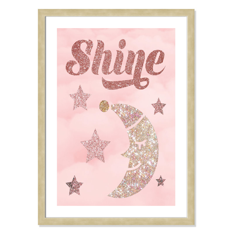 Paillettes, H 36,5 po x l 26,5 po x P 0,63 po, Encadré plat champagne