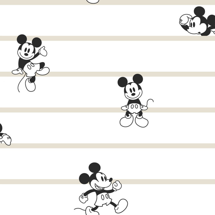SAMPLE-Disney Mickey Mouse 33' L x 20.5" W Wallpaper Roll