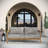 Wren Outdoor Patio Teak Wood Sofa In Natural-105239566-105239567