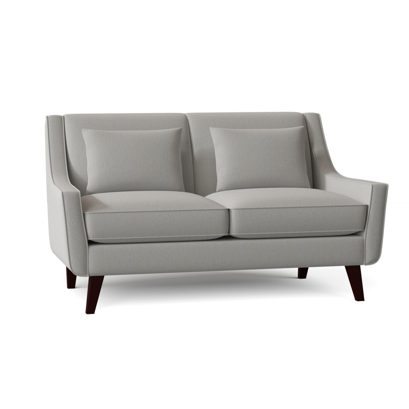 Gros Upholstered 61'' Loveseat, Gypsy Vapor Performance Microfiber