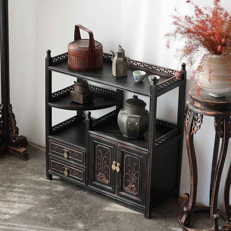 Buffet décoratif chinois classique sculpté