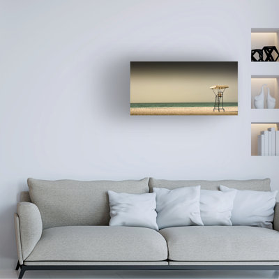 Bolog Marcus Hennen Lifeguard Tower Canvas Art