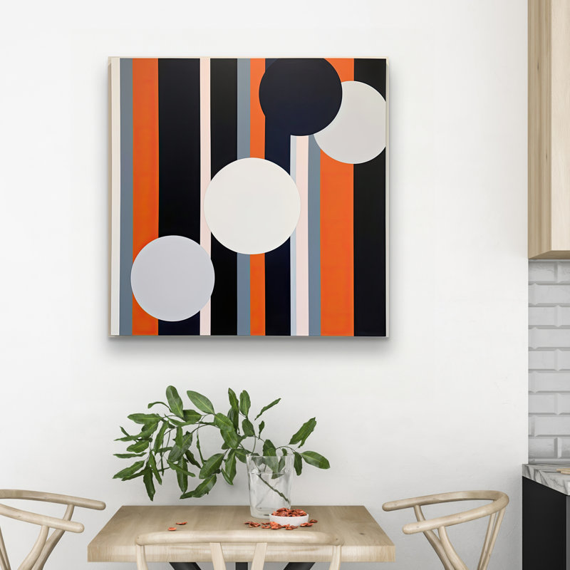 The circles - 32"x32" art on canvas