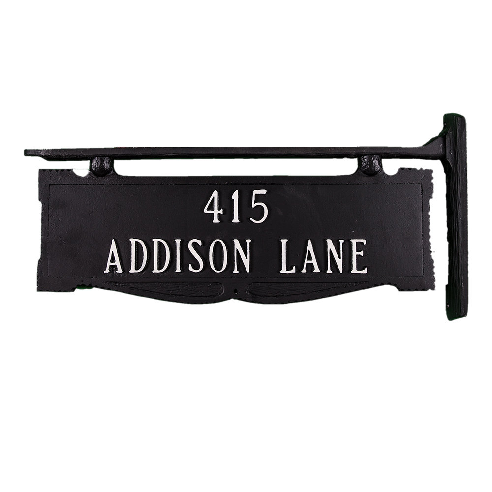 Montague Metal Products Inc. 2-Line Address Post & Reviews - Wayfair Canada