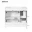 Meuble-lavabo de salle de bain avec lavabo en céramique-120442944