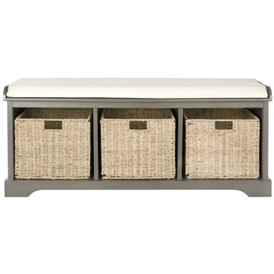Loane Wicker Storage Bench