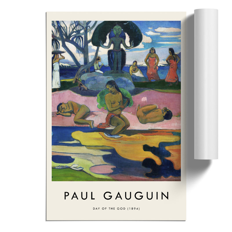 Day of the God Print by Paul Gauguin - Frameless Print, 59cm H x 42cm W x 0.1cm D