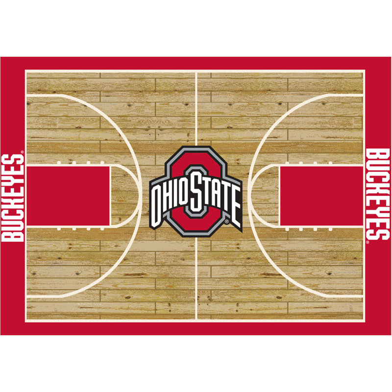 Tapis Ohio State Courtside, Rectangle 4 pi x 6 pi