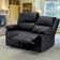 53.1'' Faux Leather Reclining Loveseat with Massage&Heat Function