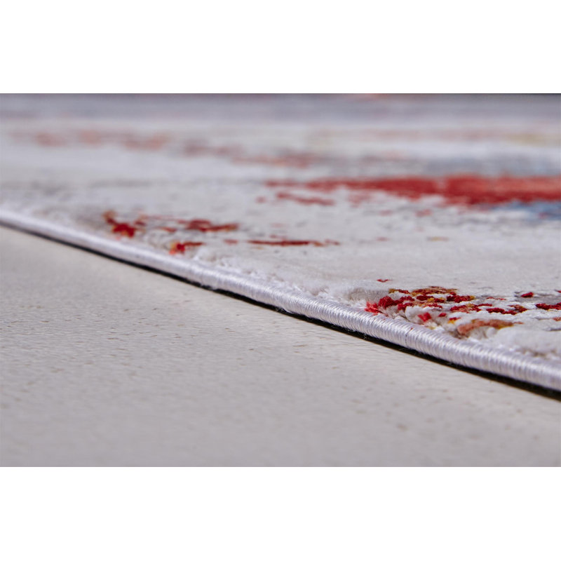 Viscose Abstract Indoor Rug, Rectangle 7'9" x 11'