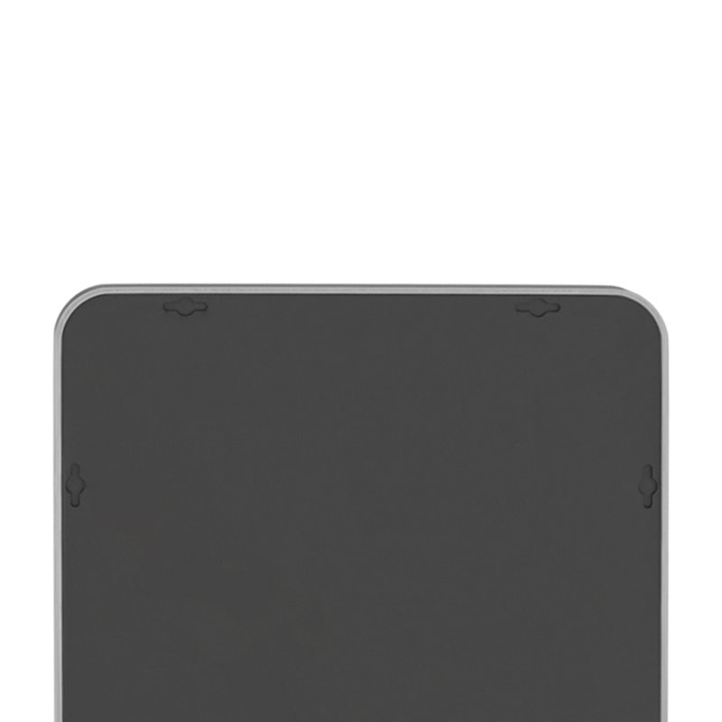 Miroir mural Aubriona, Argent argent, 34 po x 26 po