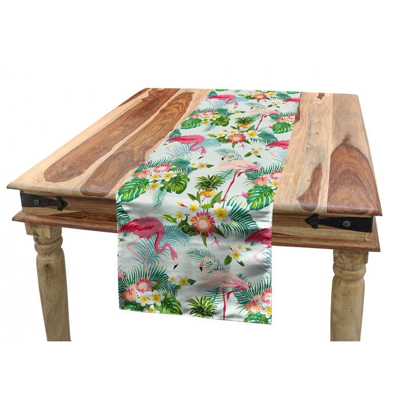 Flamingo Table Runner, 120" x 16"