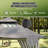 Jolydale  Outdoor Soft Top Gazebo with Double Roof, Canopy Gazebo with Mosquito Netting and Curtains, Suitable for Patios, Lawn and Backyard-111695617-115293582