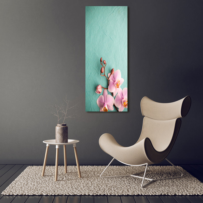 Pink Orchid - Wrapped Canvas Print