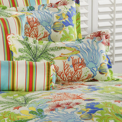 Island Breeze Cotton Reversible Throw Pillow