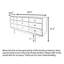 Commode d'appoint de luxe rétro grande capacité