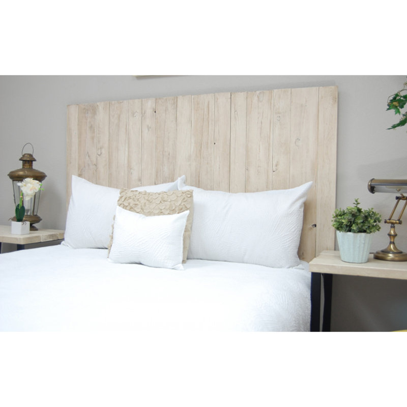 Solid Wood Panel Headboard