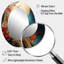 Miroir mural ovale sur fond doré-1592339154