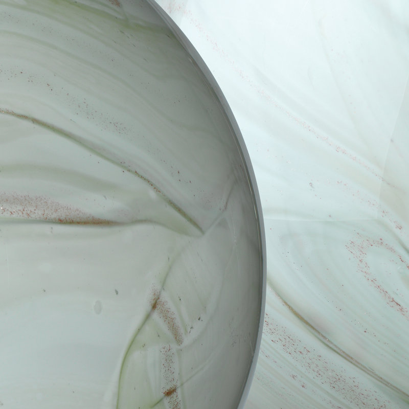 Cosmos Abstract Cloche Or Water Globe, Sage Swirl