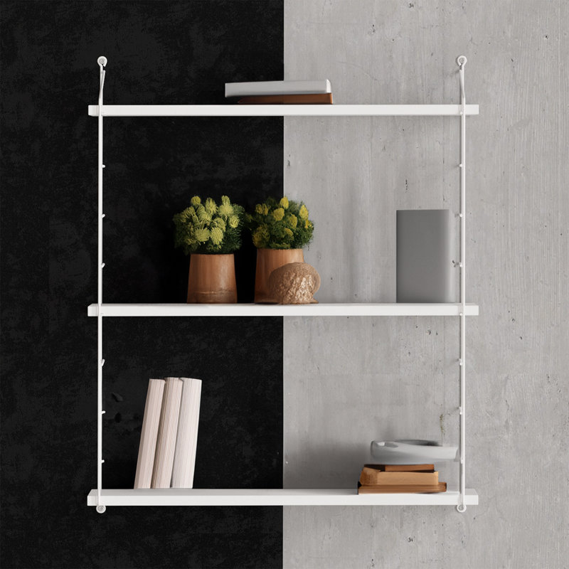 Volena 3 Piece Tiered Shelf, White