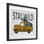 «Stay Wild Moose Truck», reproduction sous verre encadrée, design par lettré et doublé