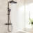 3-Function Shower System Set With Rainfall Showerhead, Handheld Sprayer And Bathtub Spout-117873112
