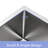 24 Inch Deep 16 Gauge T304 Stainless Steel Apron Front Kitchen Sink, X - Shaped Water Guide For Smooth Flow, R10 Rounded Corner, Condensation Coating, 3Mm Pad, Package With Drain Assembly And Dish-121599806