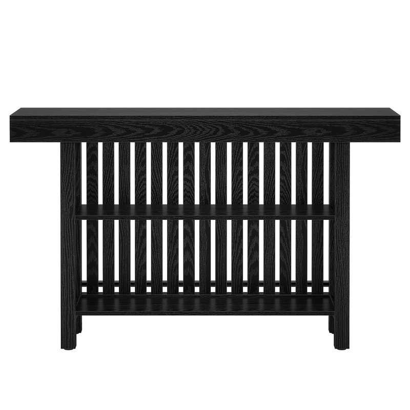 Unité de bar 63 po Modern Home - Mini table de bar à 2 niveaux avec repose-pieds